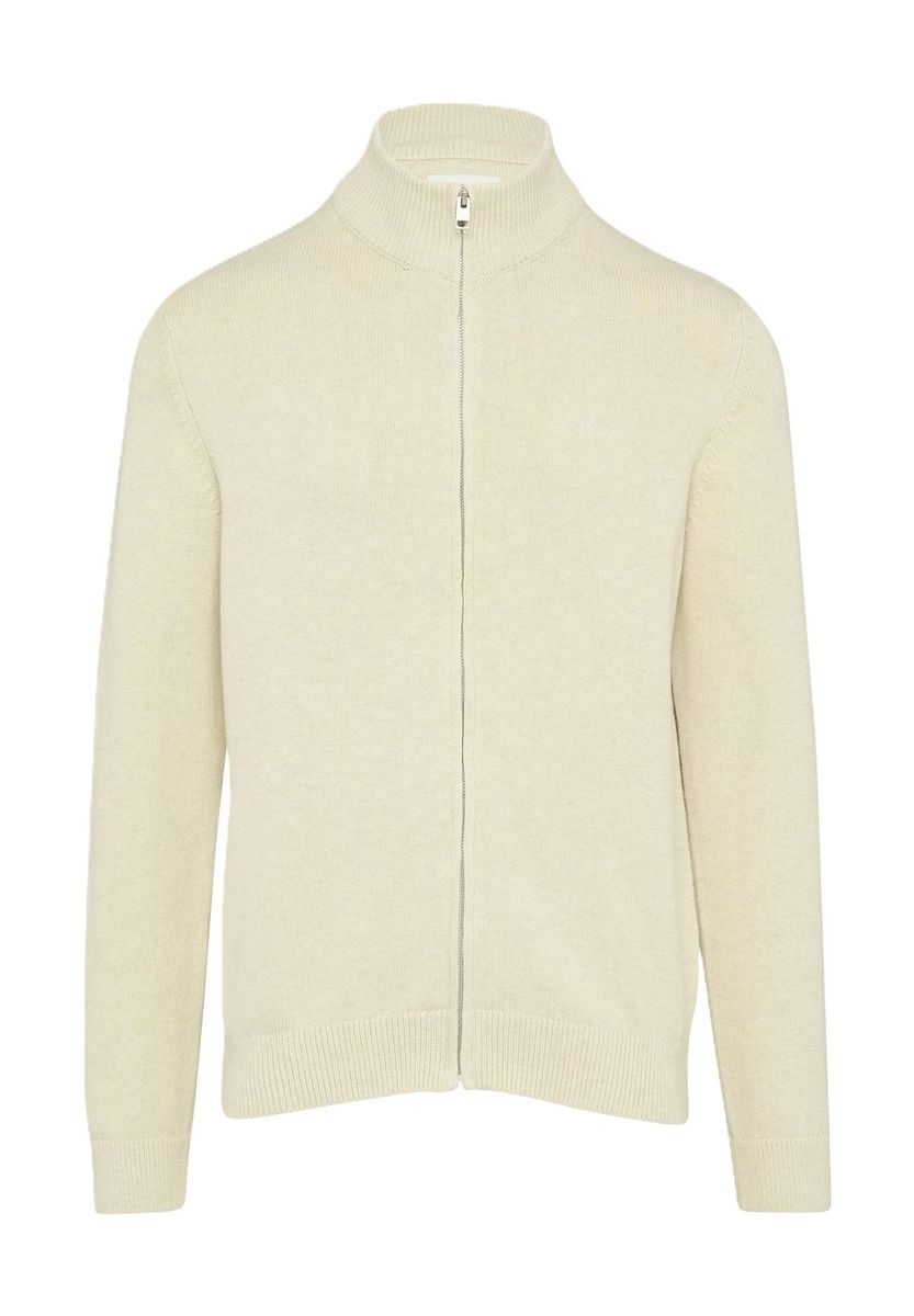 Herren Strickjacke mit Reißverschluss aus Baumwolle
