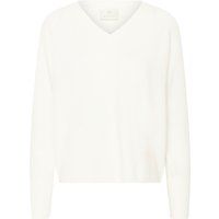 Strickpullover mit V-Ausschnitt Baggy-Passform