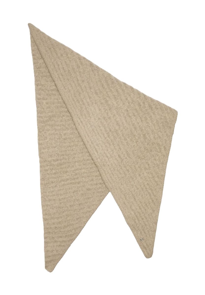 Neutraler Strick Dreieck Schal