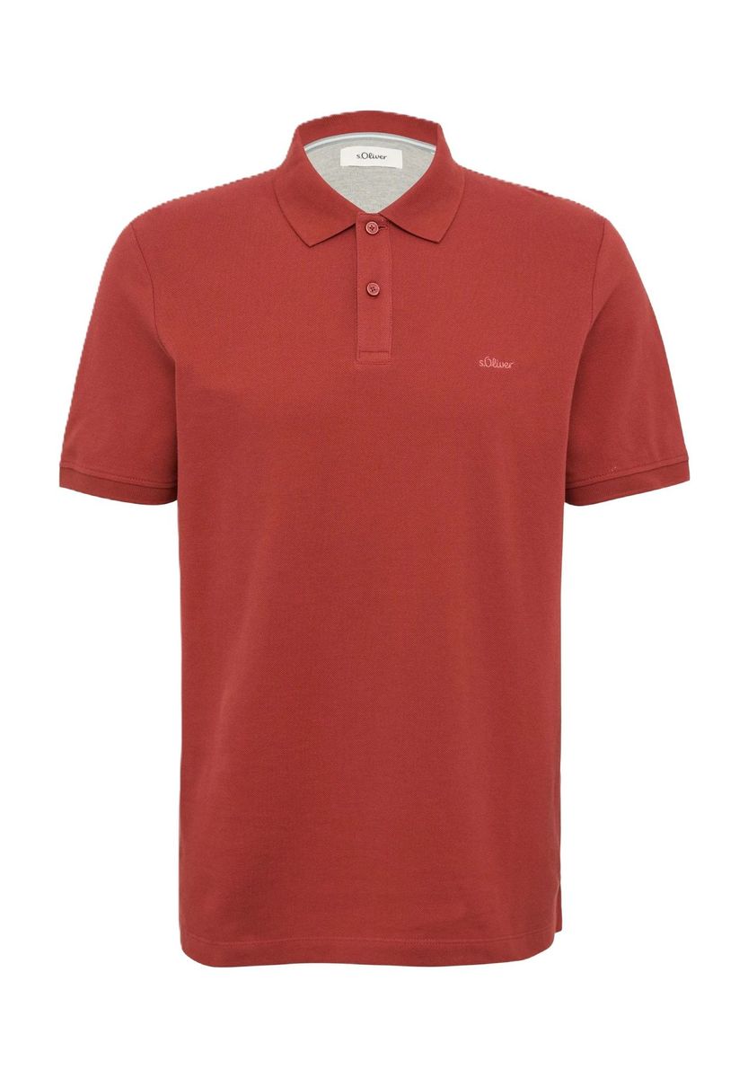 Baumwoll-Piqué-Poloshirt