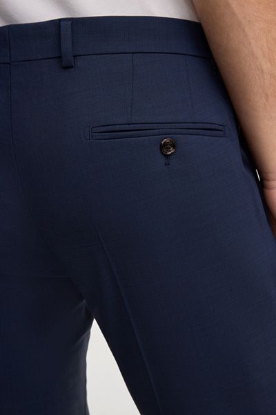 Joop! Blayr Slim-Fit Anzughose in Dunkelblau meliert