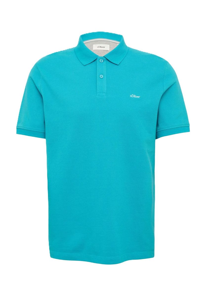 Klassisches Kurzarm-Poloshirt mit gerader Passform