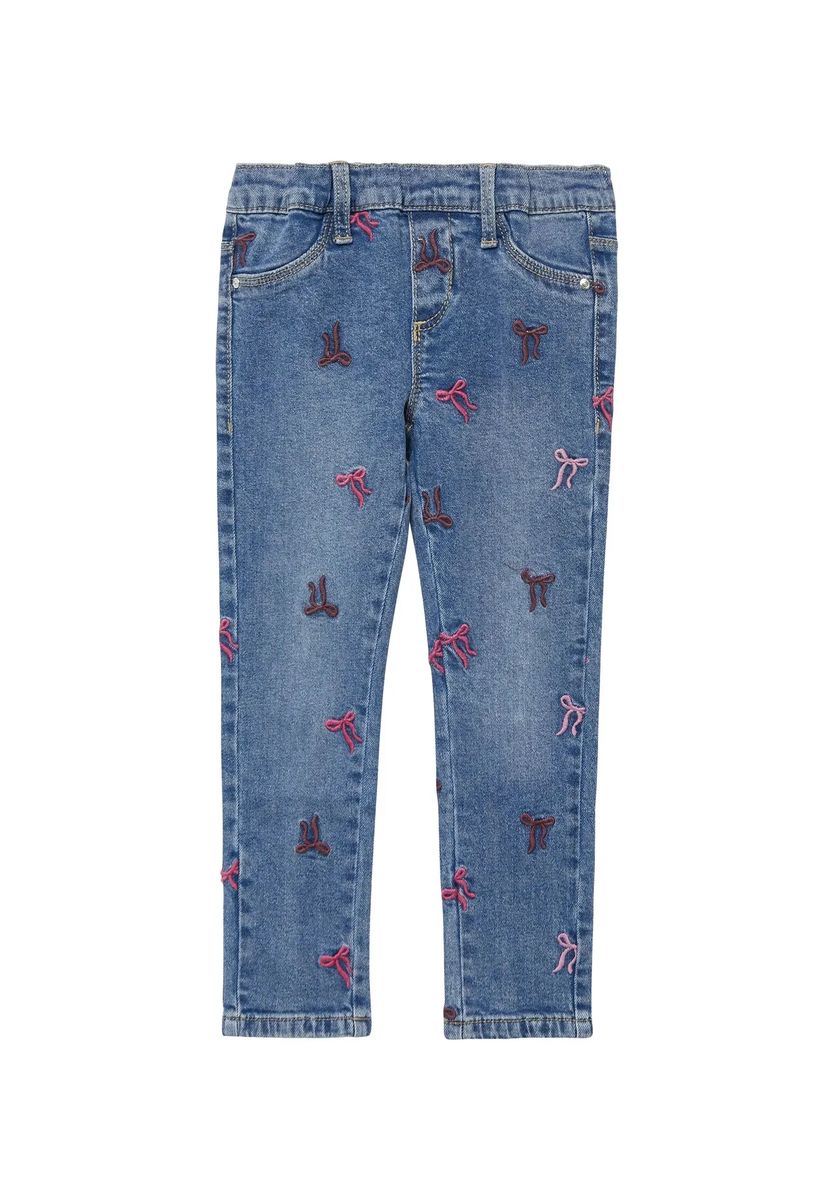 s.Oliver Jeanshose, Stickerei, für Kinder, blau, 92