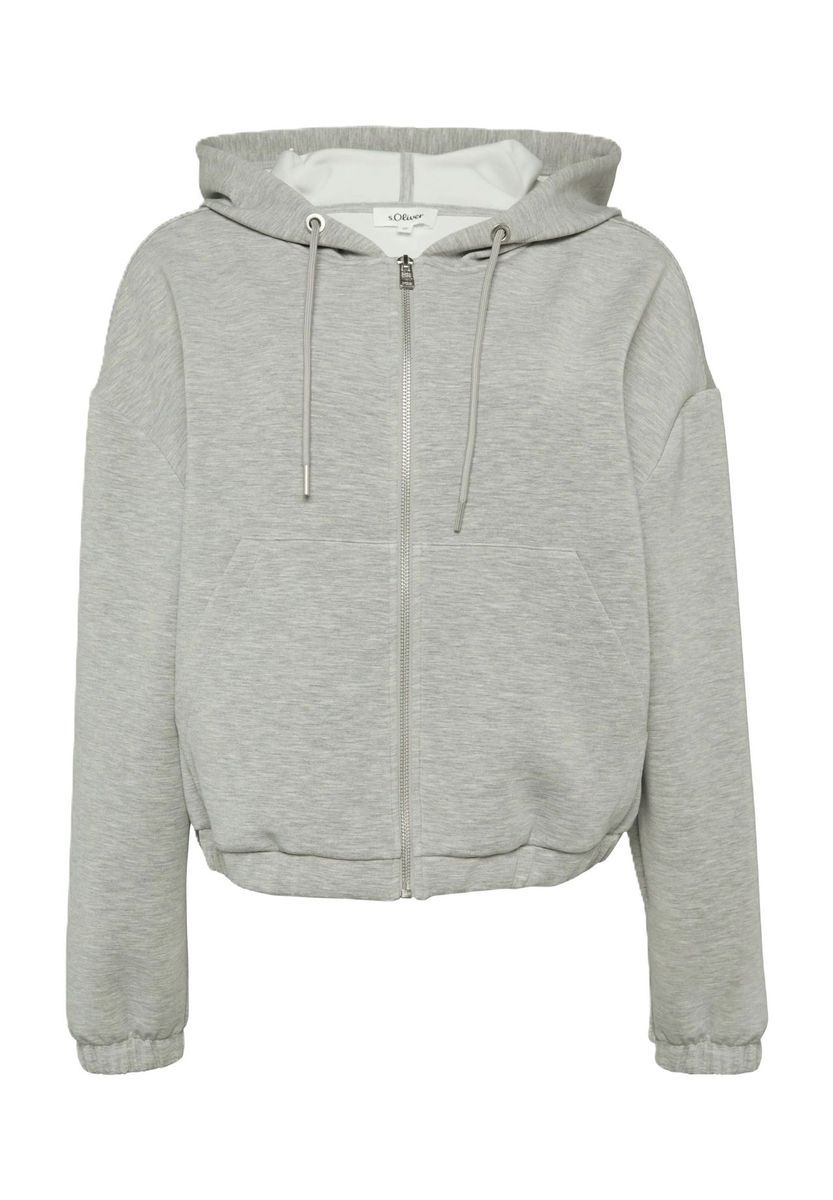 Lässige Kapuzenjacke mit Reißverschluss