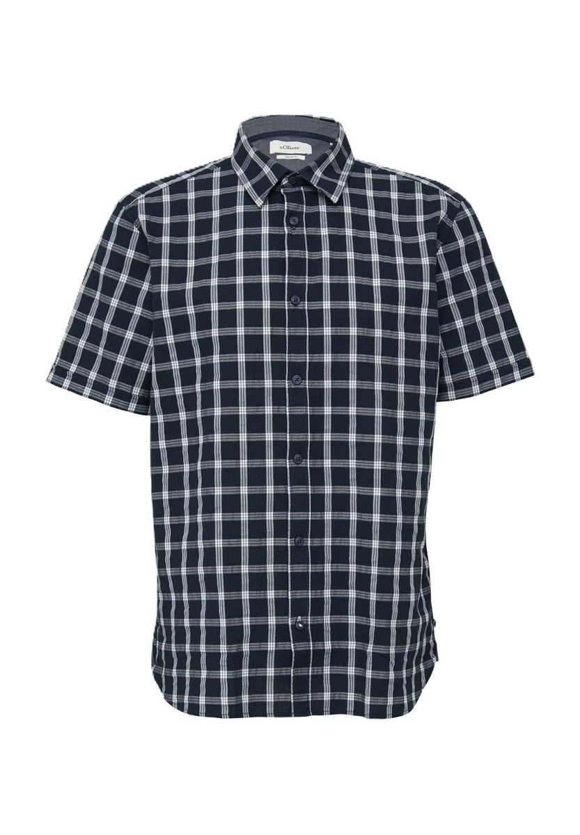 Klassisches kariertes Kurzarmhemd