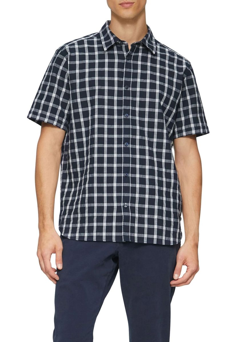 Klassisches kariertes Kurzarmhemd