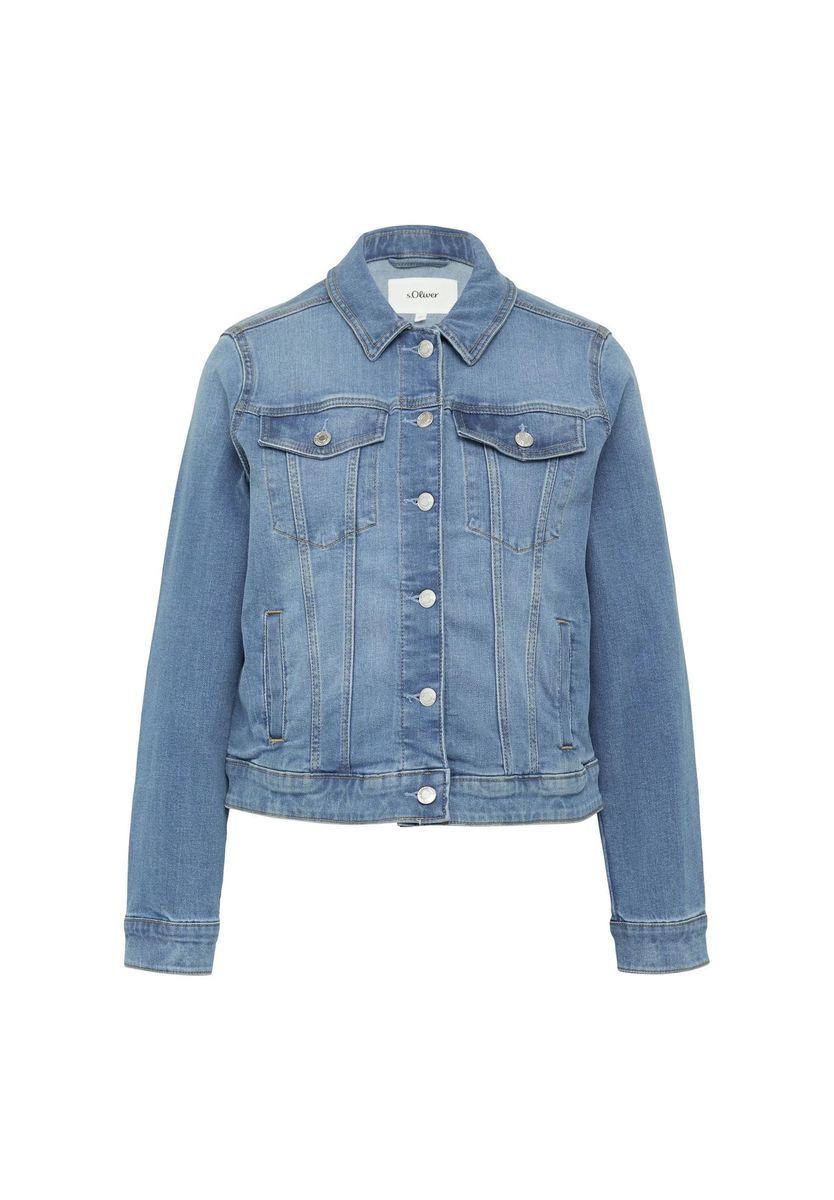 Klassische Jeansjacke mit Taschen