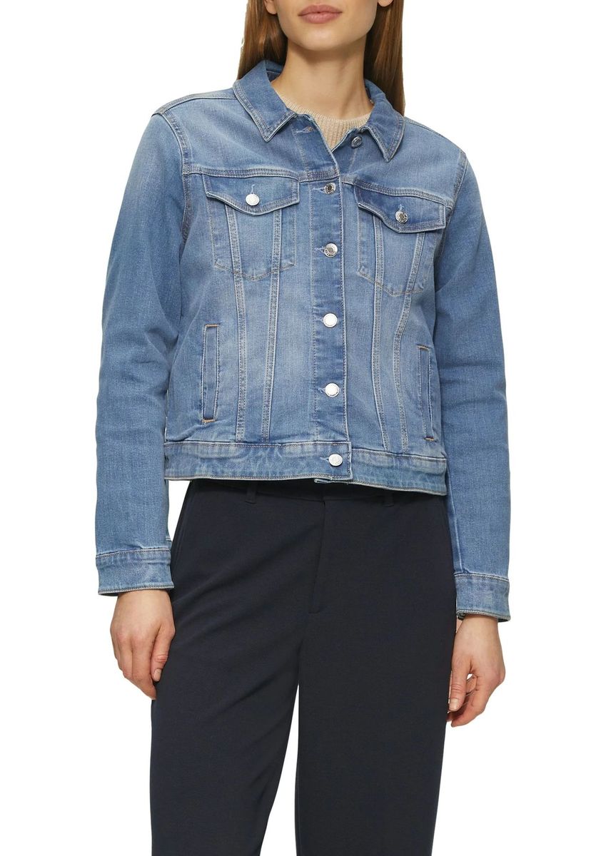 Klassische Jeansjacke mit Taschen