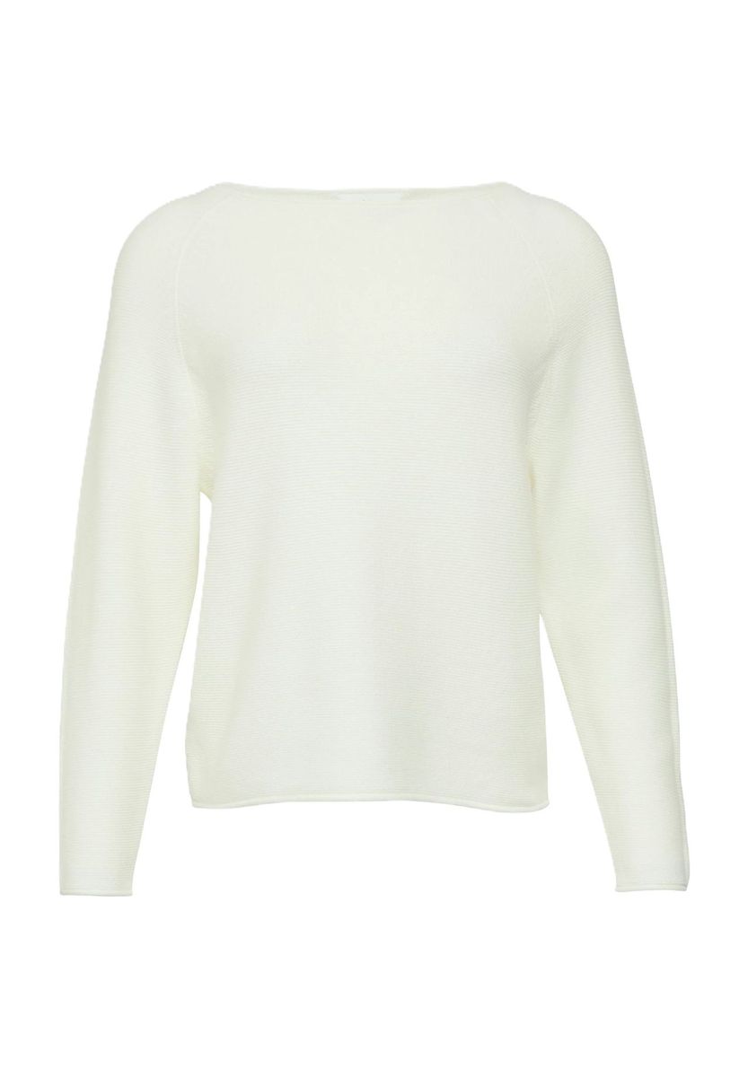 Strickpullover mit U-Boot-Ausschnitt