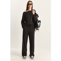 Asymmetrisches Lounge-Set mit weitem Bein