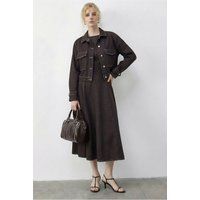 Set aus Jeansjacke und Culotte