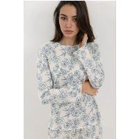 Lounge-Set mit floralem Muster