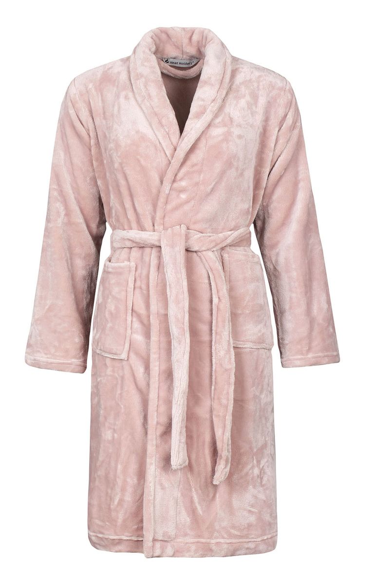 Flauschiger Thermo-Fleece Morgenmantel