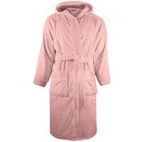 Unisex Frottee-Bademantel mit Kapuze