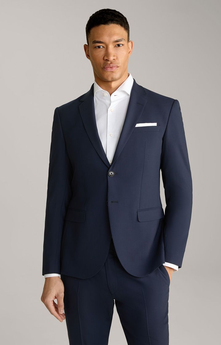 Modern Marineblaues Einreiher-Sakko