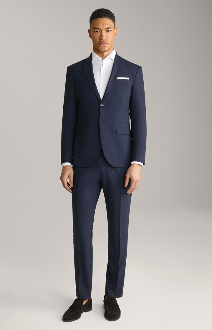 Modern Marineblaues Einreiher-Sakko