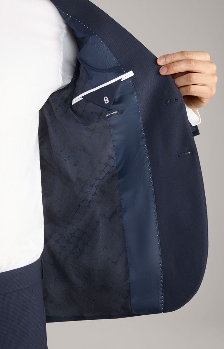 Modern Marineblaues Einreiher-Sakko