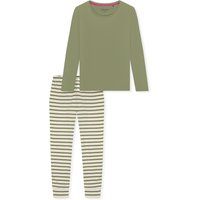 Langarm-Pyjama-Set aus Baumwolle
