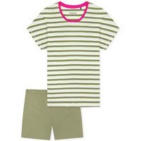 Gestreiftes Jersey-Short-Pyjama-Set