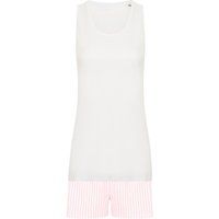 Baumwoll-Schlafanzug mit Racerback-Top