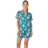 Viskose-Pyjama-Set mit Blumenmuster