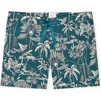 Lounge-Shorts mit tropischem Dschungel-Print