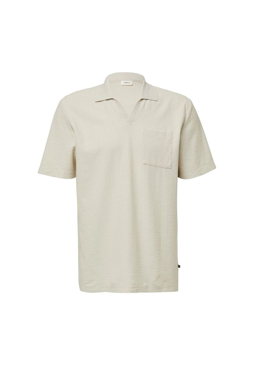 Polohemd aus Baumwolle mit Brusttasche