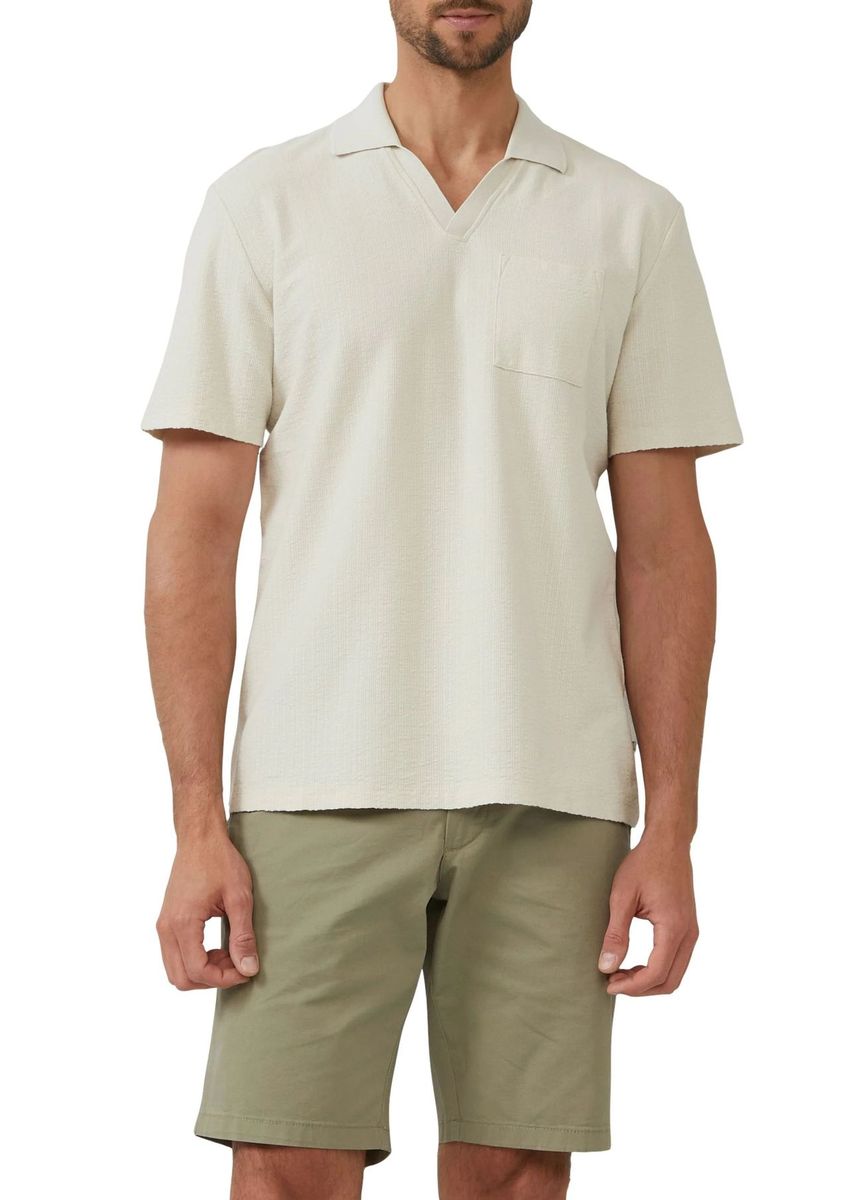 Polohemd aus Baumwolle mit Brusttasche