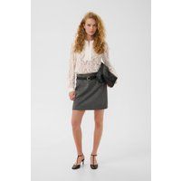 Transparente florale Spitzenbluse