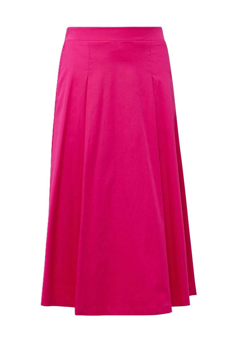 Eleganter Plissee-Midi-Rock