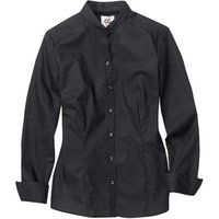 Corvara Slim-Fit Stehkragenbluse