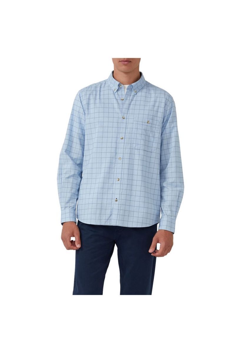 Herren Hemd mit Karomuster, klassische Passform