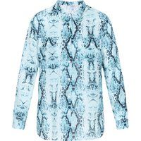 Bluse mit exotischem Schlangenmuster