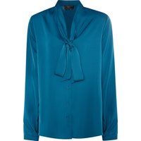 Elegante Satin-Schluppenbluse