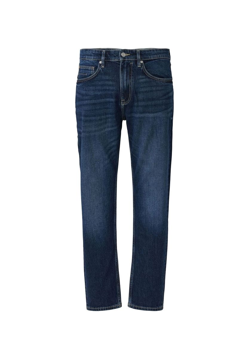 Klassische Straight Leg Jeans mit dunkler Waschung