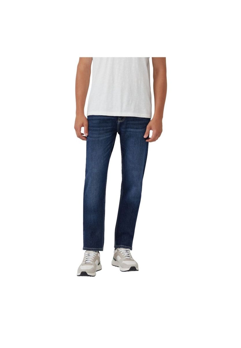 Klassische Straight Leg Jeans mit dunkler Waschung