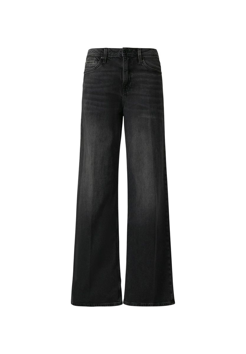 Weitgeschnittene High-Waist Jeanshose