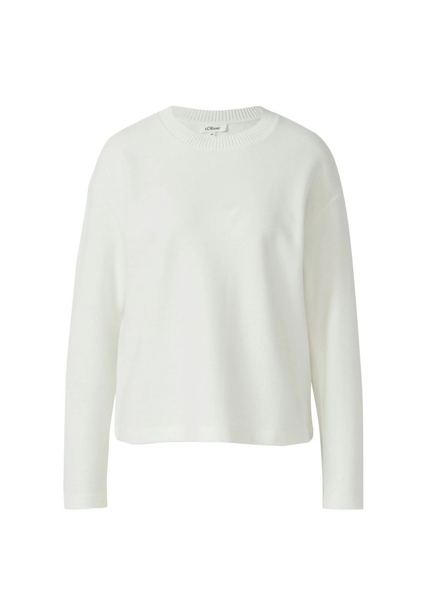 Lässiges Sweatshirt mit Rundhalsausschnitt