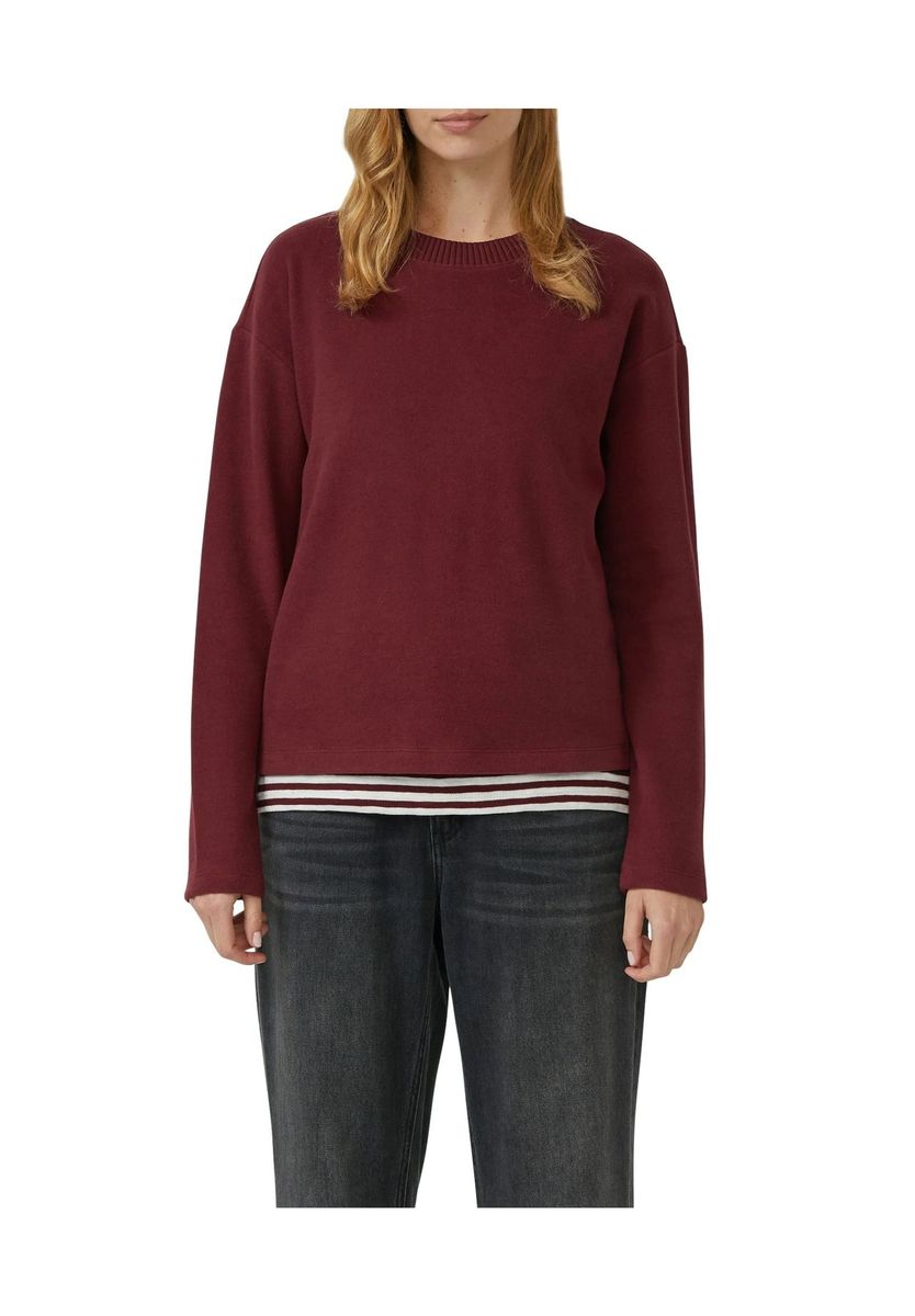 Lässiger Pullover mit Streifen