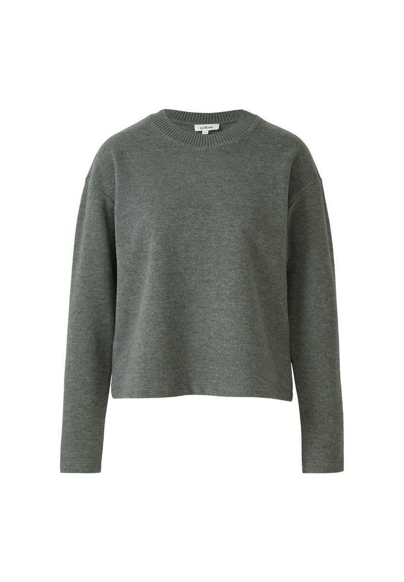 Sweatshirt mit Rundhalsausschnitt und Relaxed Fit
