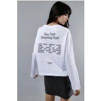 Grafisches New York Dreaming Langarmshirt