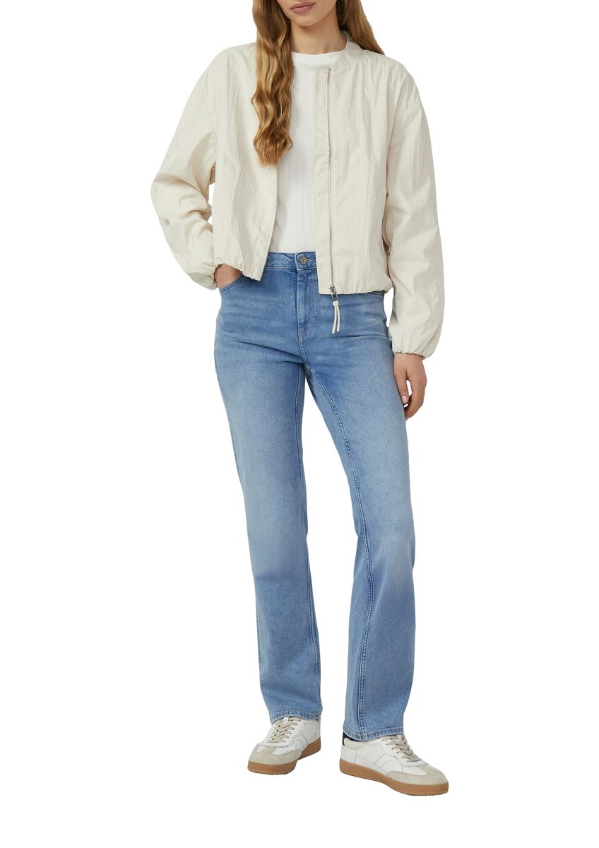 Gerades Bein Jeans mit mittlerer Leibhöhe