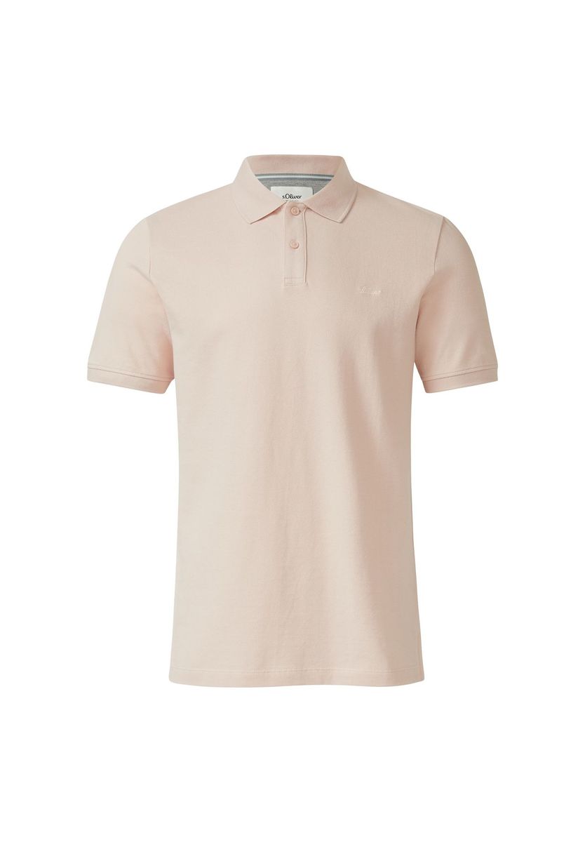 Klassisches Baumwoll-Piqué Poloshirt