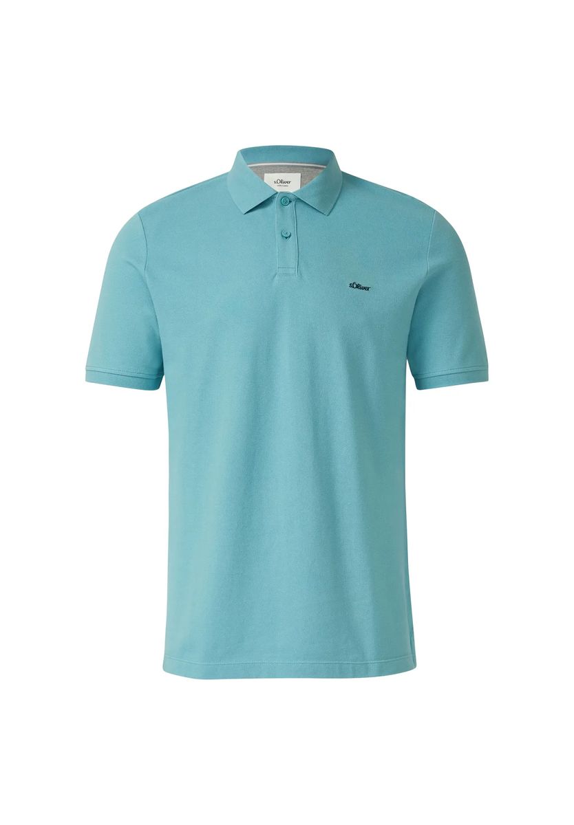Kurzärmeliges Baumwoll-Poloshirt