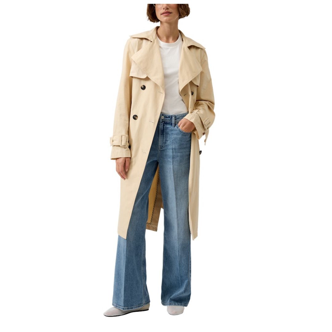 Wide Leg Jeanshose aus Denim