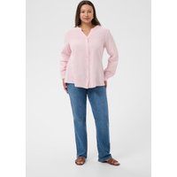 Bluse mit gerader Silhouette und Knopfleiste