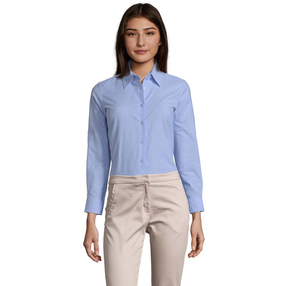Klassische Oxford Business-Bluse