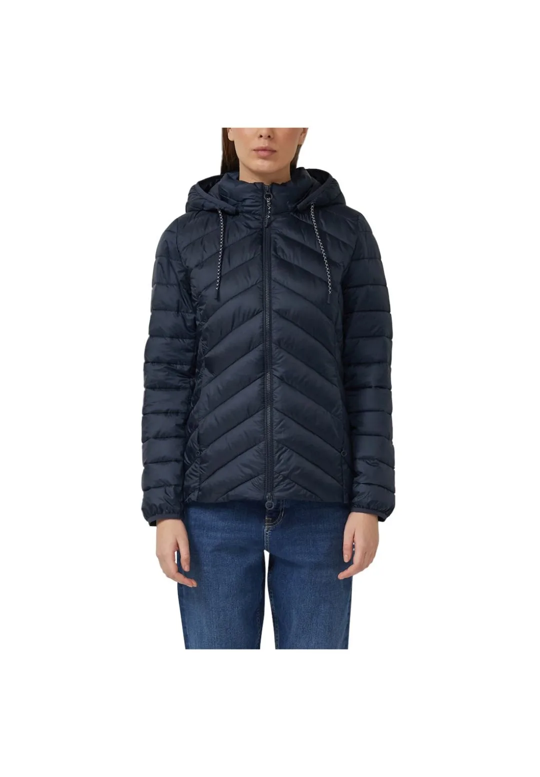 Gesteppte Kapuzenjacke