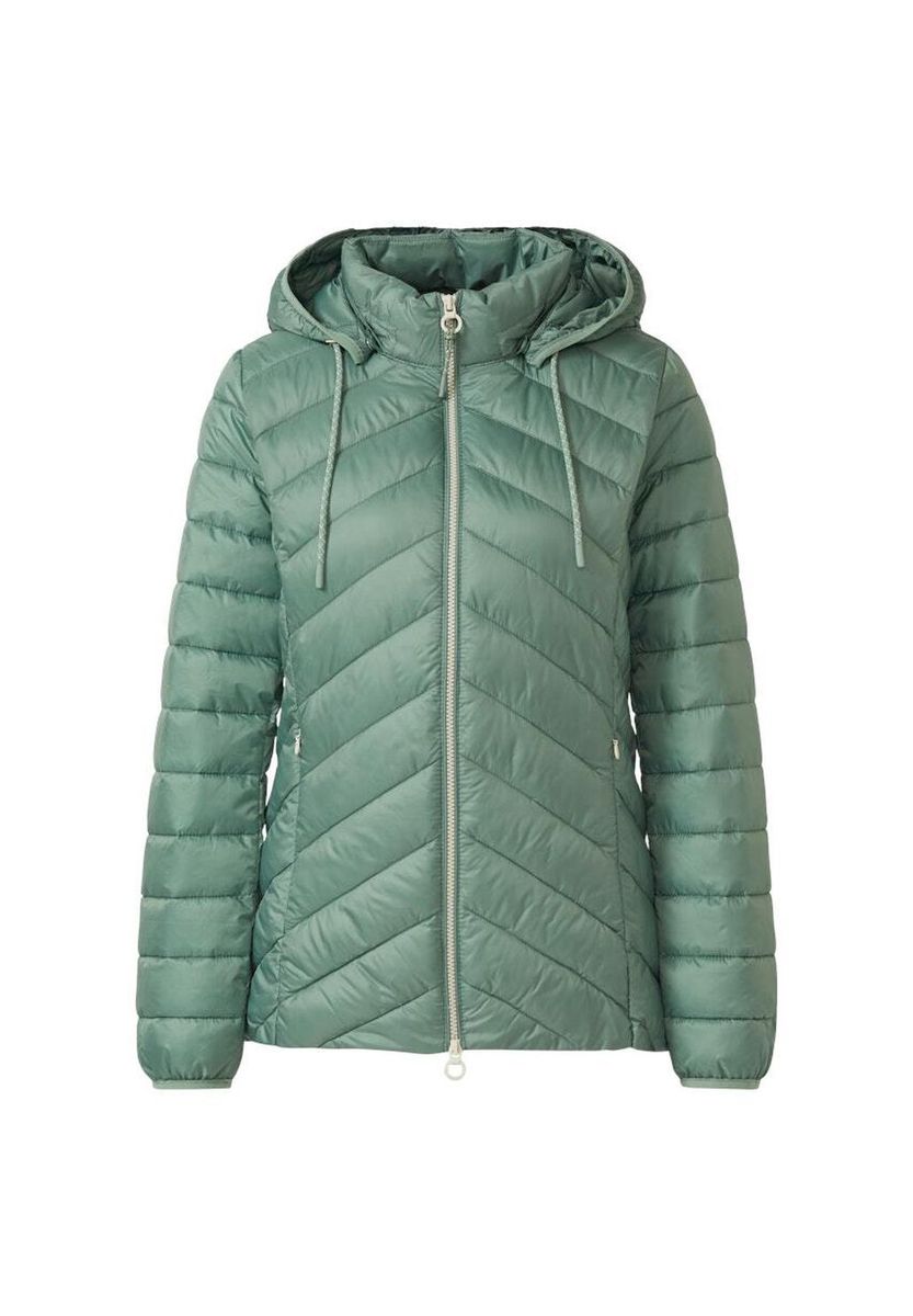 Leichte gesteppte Pufferjacke mit Kapuze