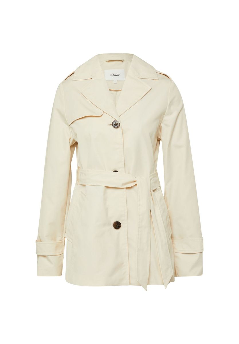 S.Oliver Red Label Trenchcoat, wasserabweisend, für Damen, beige, 44